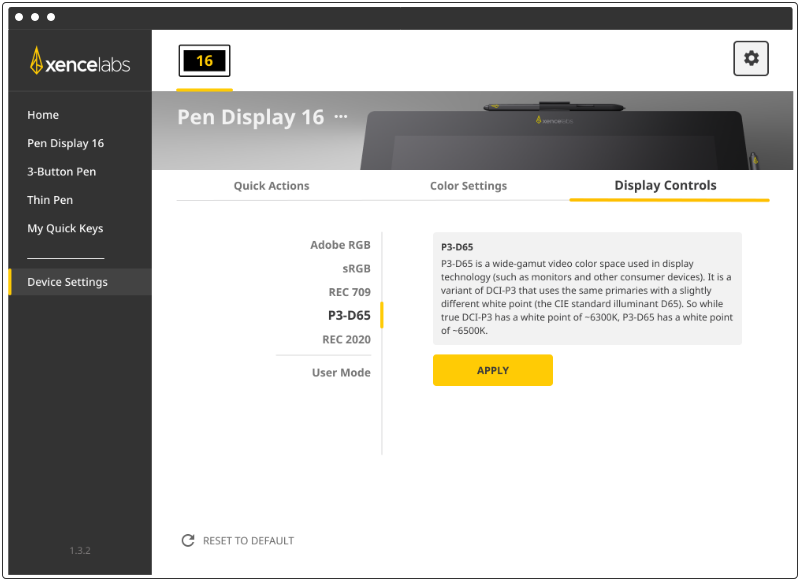 Image 24 - Professional Color Settings